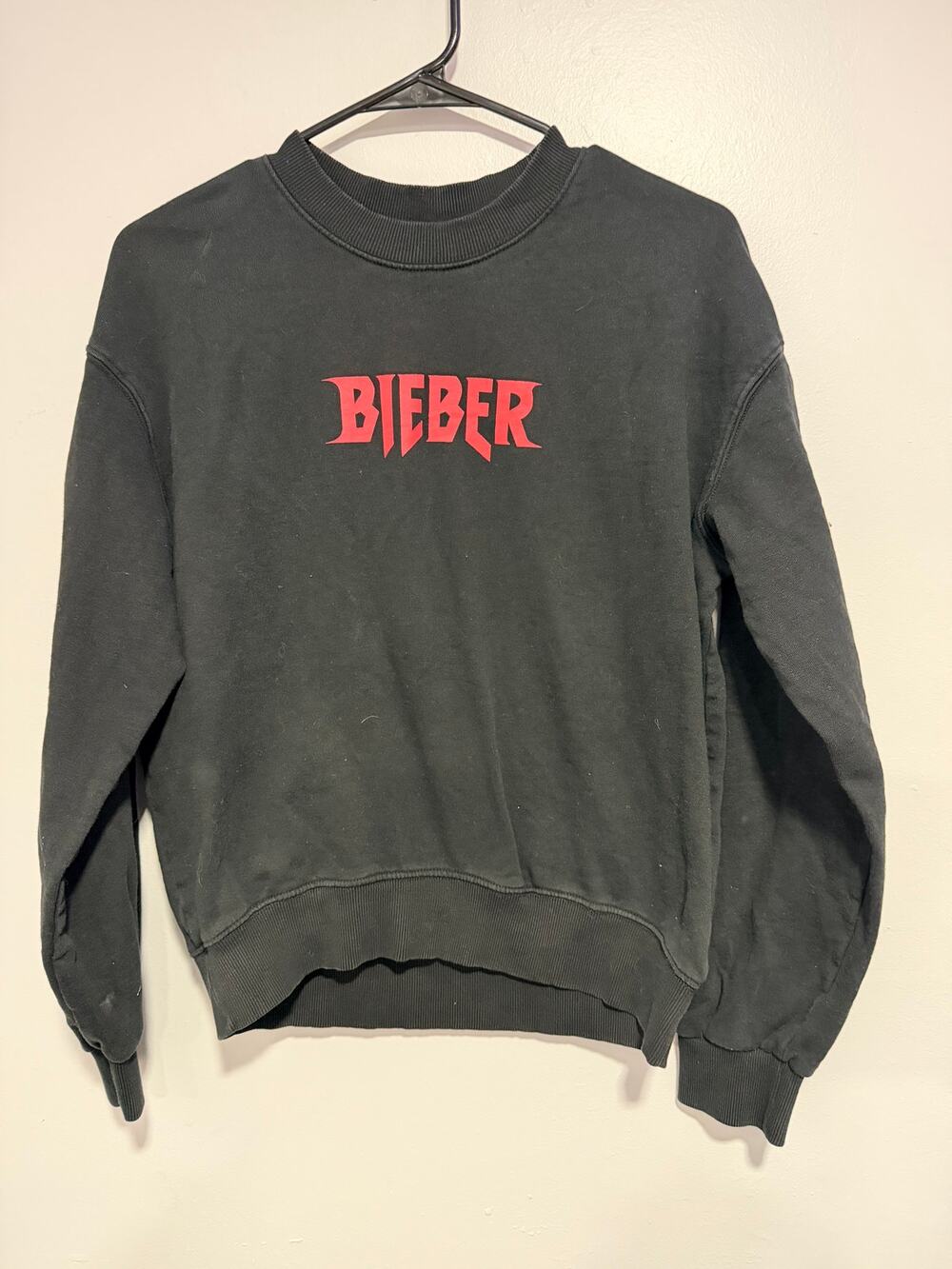 HM Justin Bieber's Purpose World Tour Crew Neck Small
